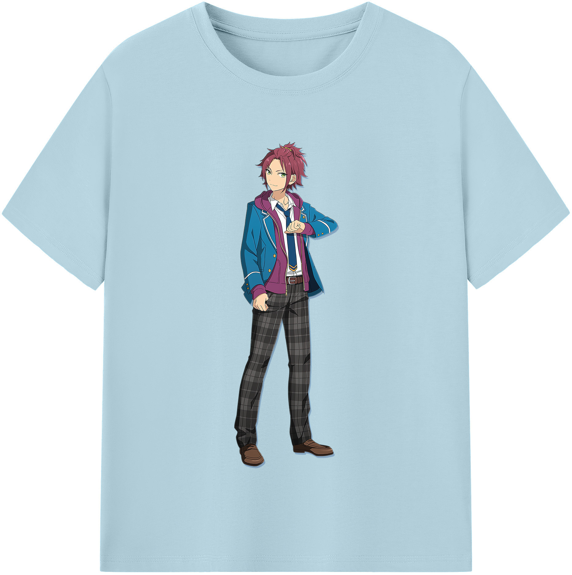 （画像用） あんさんぶるスターズ! Ensemble Stars 綿100％半袖Tシャツ（フロントプリント）